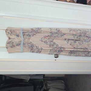 BCBGmaxazria floral gown